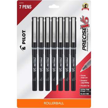 Arteza Roller Ball Pens, Black Ink, 0.5 mm Needle Point - 20 Pack