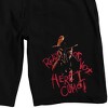 Nightmare On Elm Street Ready or Not Men's Black Sleep Pajama Shorts - 2 of 4