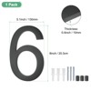 Unique Bargains Durable Acrylic Waterproof 3D Floating Appearance House Numbers 1 Pc - 3 of 4