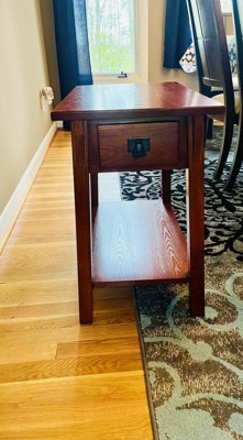 Mission style end tables 2024 target