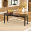 Owingsville Large Dining Room Bench Black/Brown - Signature Design by Ashley - 2 of 4