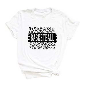 Simply Sage Market Women's Basketball Leopard Short Sleeve Graphic Tee - 1 of 3
