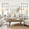 Set of 2 Farmhouse Table Lamps with Resin Base and USB Charging Ports, Nightstand Lamps with LED Light for Bedroom or Living Room-The Pop Home - 2 of 4