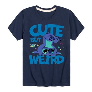 Boys' - Lilo and Stitch - Cute but Weird Short Sleeve Graphic T-Shirt - 1 of 3