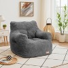 Hooseng Bean Bag Chair, Bean Bag Sofa Chair with Armrests, Fluffy and Lazy Sofa with backrest, Comfy Cozy BeanBag Chairs - 2 of 4