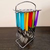 Gibson Home 20pc Stainless Steel Santoro Silverware Set with Hanging Rack: Hanging Flatware Set, Service for 4, Dishwasher-Safe - 2 of 4