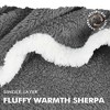 Tirrinia Women Men Blanket Hoodie Oversized Sweatshirts, Fluffy Fleece Plush Blanket Wearable, Cozy Gift for Family College Woman Men - 3 of 4