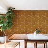 Holli Zollinger Kalami Floral Wallpaper Mustard - Deny Designs - 3 of 4