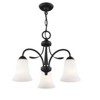 Livex Lighting Ridgedale 3 - Light Flush Mount in  Black - 2 of 4