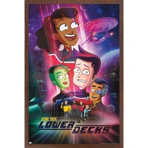 Trends International Star Trek: Lower Decks - Key Art Framed Wall Poster Prints - 1 of 4