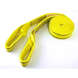 Progrip 20'x2' Tow Strap with Loop Yellow