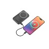 GRIFFIN 5,000mAh Wireless Power Bank with Wall Plug, 5W Wireless Output, 2A USB-C Output & Foldable Plug - 2 of 3