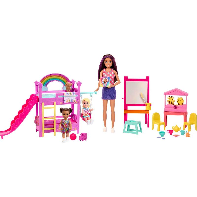 Barbie Skipper Babysitters Inc. Ultimate Daycare Playset with 3 Dolls, Furniture &#38; 15+ Accessories, 1 of 8