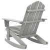 vidaXL Classic Outdoor Patio Rocking Chair - Durable Weather-Resistant Hardwood and Pinewood Construction - 4 of 4
