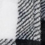 buffalo check white black plaid