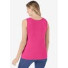 Woman Within Women's Plus Size Beaded Tank Top - 3 of 4