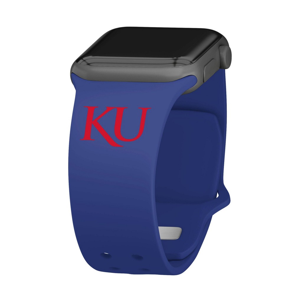 Photos - Watch Strap NCAA Kansas Jayhawks Silicone Apple Watch Band 42/44/45/49mm