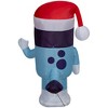 Bluey Christmas Airblown Inflatable in Santa Hat Bluey, 3.5 ft Tall, Blue - 4 of 4