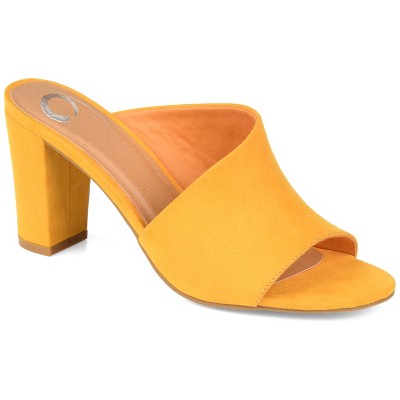Journee Collection Womens Allea D'Orsay Block Heel Sandals