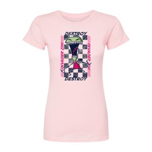 Women's - Invader Zim - Destroyer Fitted Graphic T-Shirt - 1 of 1