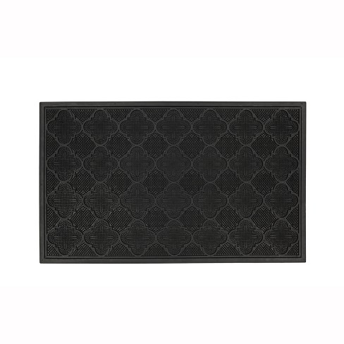 1'6x2'6 Solid Doormat Black - Mohawk