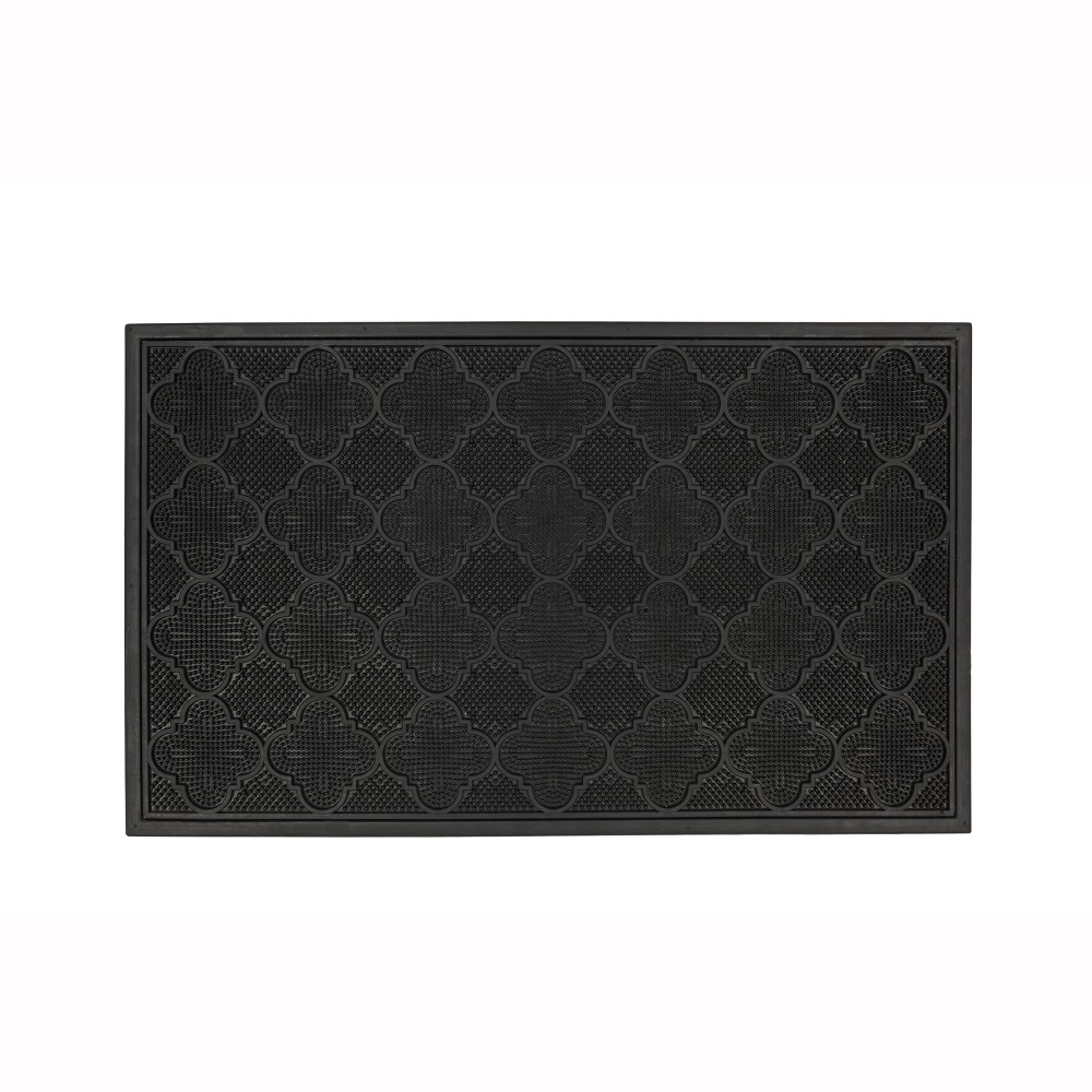 Photos - Doormat Mohawk 1'6"x2'6" Solid  Black  