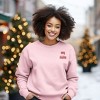 Simply Sage Market Women's Graphic Sweatshirt Embroidered Merry Christmas Bold Cursive - 2 of 4