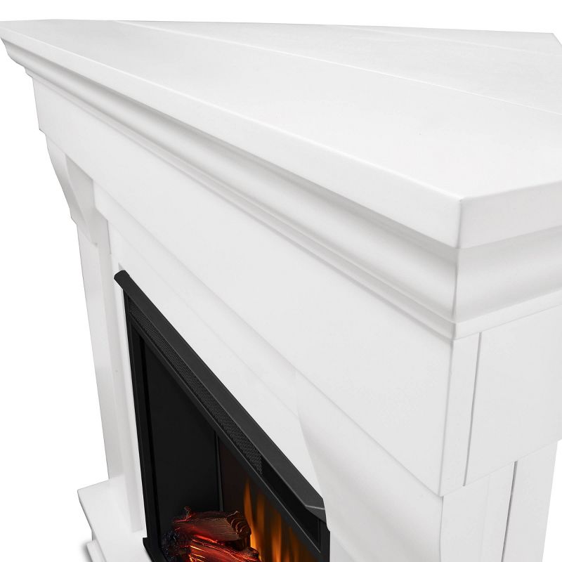 Real FlameChateau Corner Electric Fireplace White, 6 of 12