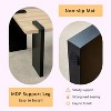 Wooden Coffee Table with Light Wood Grain Texture, Modern Side Table for Balcony Bedroom Living Room Home Office - 3 of 4