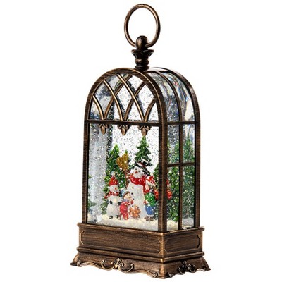 The Lakeside Collection Christmas Lighted Snowing Decor