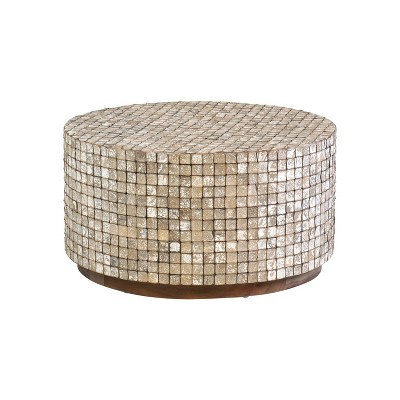 Cummings Coconut Shell Coffee Table Tumbled Granite - East At Main