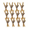 Melrose Vintage Wood Ski Boot Tree Ornament (Set of 12) - 3 of 3