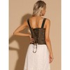 INSPIRE CHIC Women's Corset Vintage Floral Bustier Tops Y2K Boned Bustier Bodyshaper - image 4 of 4