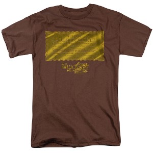 Willy Wonka And The Chocolate Factory Golden Ticket Adult T-Shirt - 1 of 4