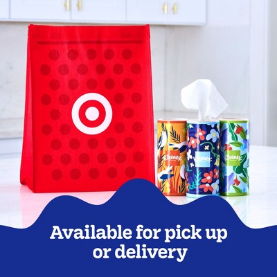 Kleenex Americana Perfect Fit Facial Tissue - 2pk/50ct: Cylinder Shape, 2-Ply