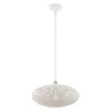 Livex Lighting Charlton 1 - Light Pendant in  White/Brushed Nickel - 4 of 4