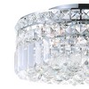 CWI Lighting Colosseum 4 Light Flush Mount With Chrome Finish - 4 of 4