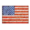 Trademark Fine Art -Michelle Calkins 'American Flag with States' Canvas Art - 2 of 3