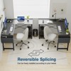 Sevobal Desks L Shaped Computer Desk, Gaming Corner Office Writing PC Wooden Table With CPU Storage Shelf And Side Bag, Black, 50"*43.2"*29.5" - 4 of 4