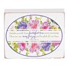 Dicksons TPLK43-336 Sing For Joy All Our Days Pink and Purple Floral 3 x 4 Inch MDF Decorative Tabletop Sign Plaque - 3 of 3