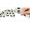 Allegra K Women's Polka Dot Long Skinny Double-Sided Scarf 57.87*5.12"(L*W) - 4 of 4