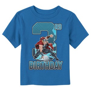 Toddler's Marvel 3rd Birthday Thor T-Shirt - 1 of 3