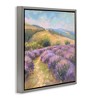 Stupell Industries Lavender Field Hills Floating Frame Canvas Art - 2 of 4