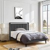 Bed frame with headboard and sturdy wooden strips,no noise, no need for box springs,easy to assemble,Queen size - 2 of 4