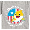 Boys' - Baby Shark - From Sea to Shining Sea Short Sleeve Graphic T-Shirt - 2 of 4