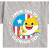 Boys' - Baby Shark - From Sea to Shining Sea Short Sleeve Graphic T-Shirt - image 2 of 4