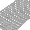 Home Mart Goods Grey Geometric Circles Vinyl Non-Slip Bathtub Shower Mat With Suction Cups -27" x 15" - 2 of 4