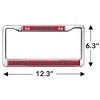 Gardner-Webb University Bulldogs Logo Full Size Standard License Plate Metal Frame - 4 of 4
