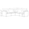 Spruce & Spring Power Reclining Sectional Sofa Couch - 3 of 4