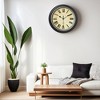 REGALWOVEN Plastic Battery Powered Silent Roman Digital Wall Clock 12 Inches - 3 of 4